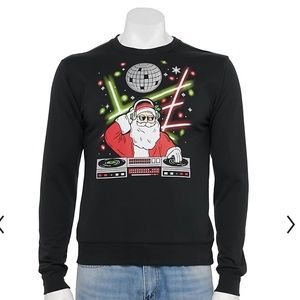 ⚡️🆕 🚦Light Up!! DJ Santa Ugly Christmas Sweater
